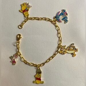 Handmade Winnie The Pooh Charm Bracelet